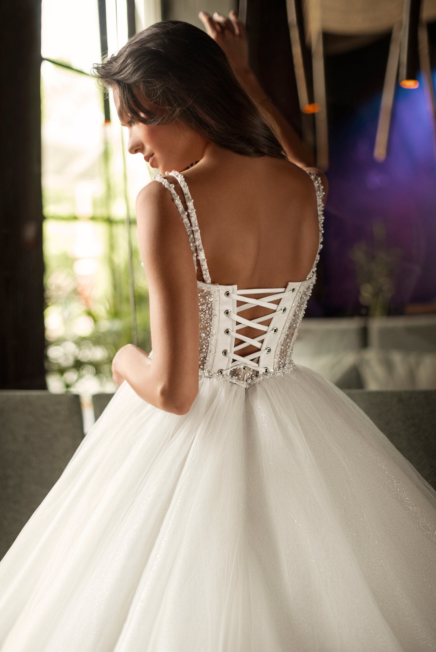 Symphony A-line Sweetheart Ivory Wedding dress