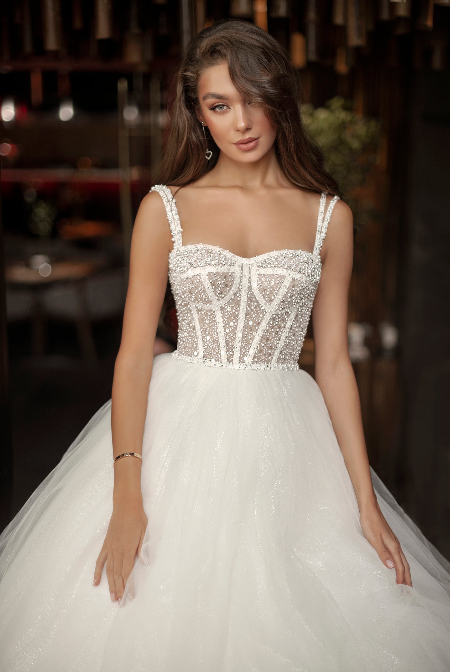 Symphony A-line Sweetheart Ivory Wedding dress