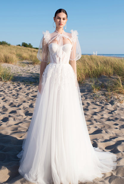 Adea A-line Sweetheart Off-White Wedding dress