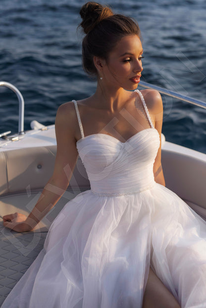 Zoe A-line Sweetheart Ivory Wedding dress