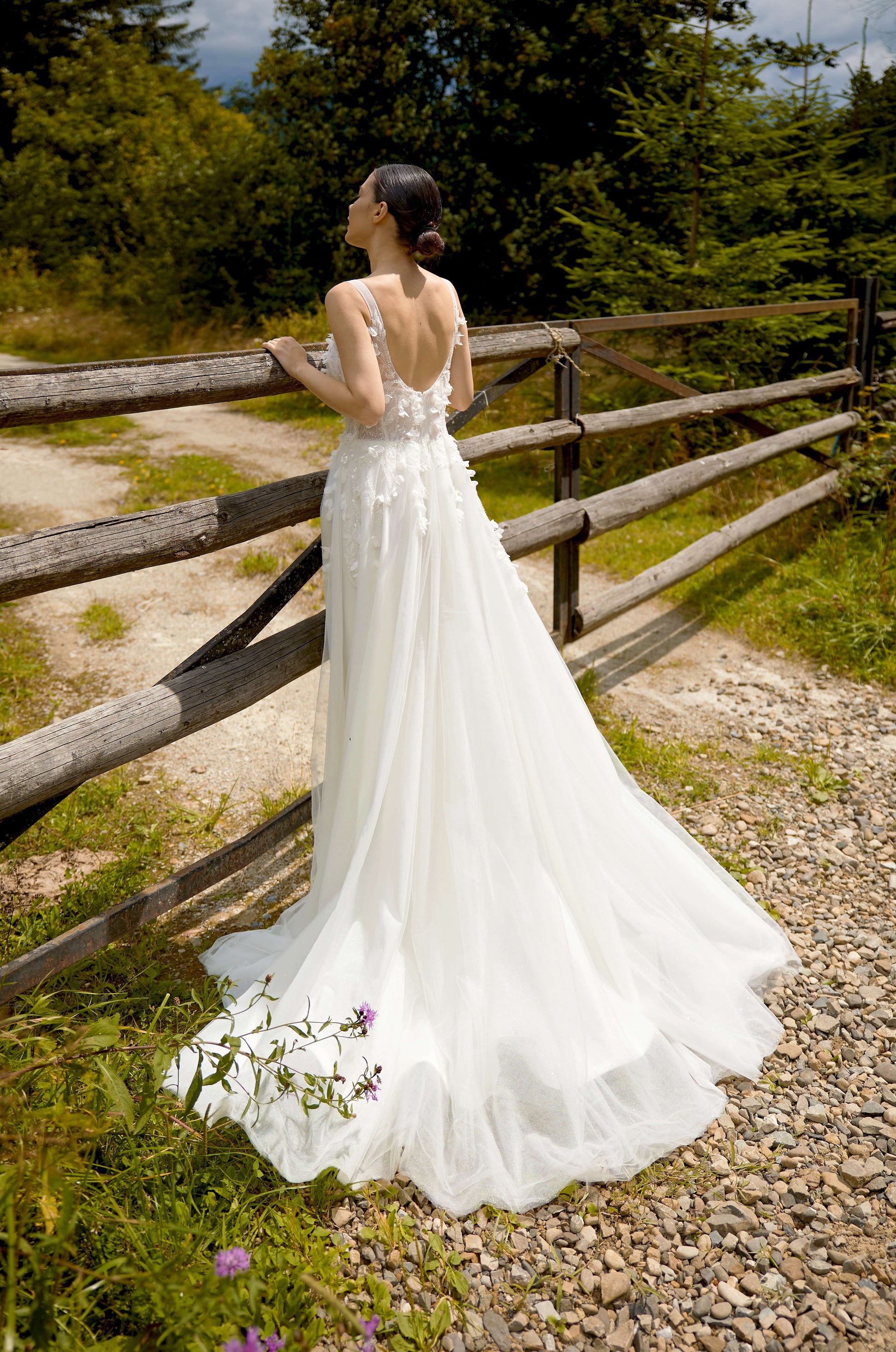 Niki A-line Sweetheart Milk Wedding dress