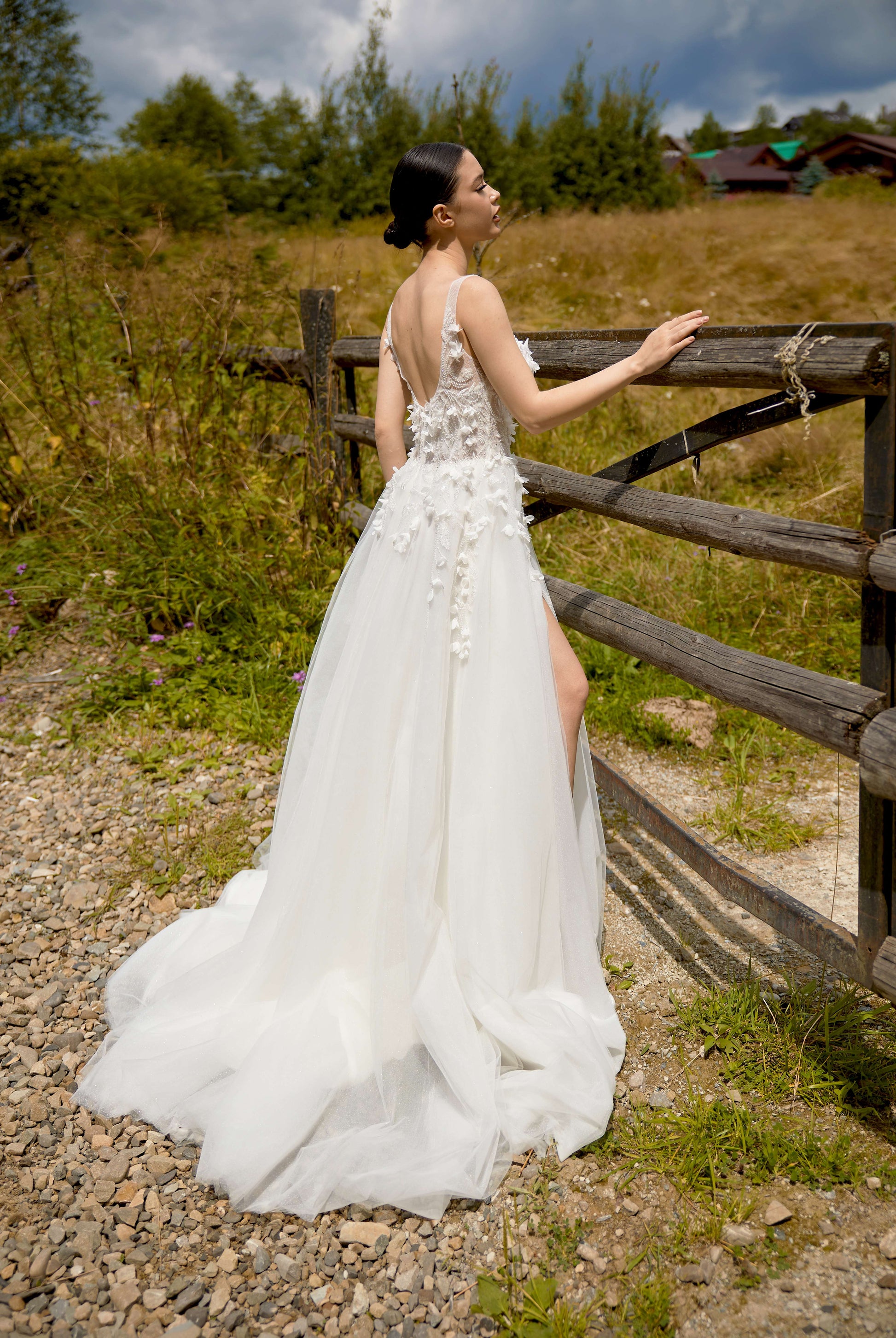 Niki A-line Sweetheart Milk Wedding dress