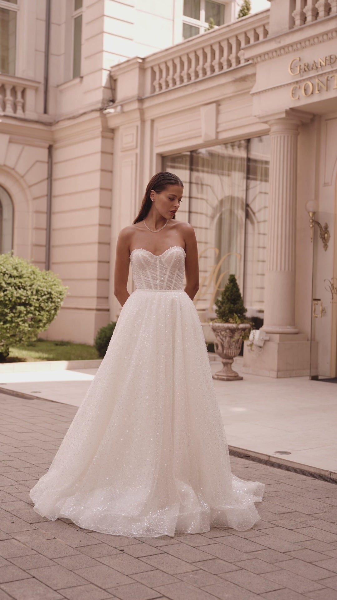 Sienna A-line Sweetheart Ivory Wedding dress