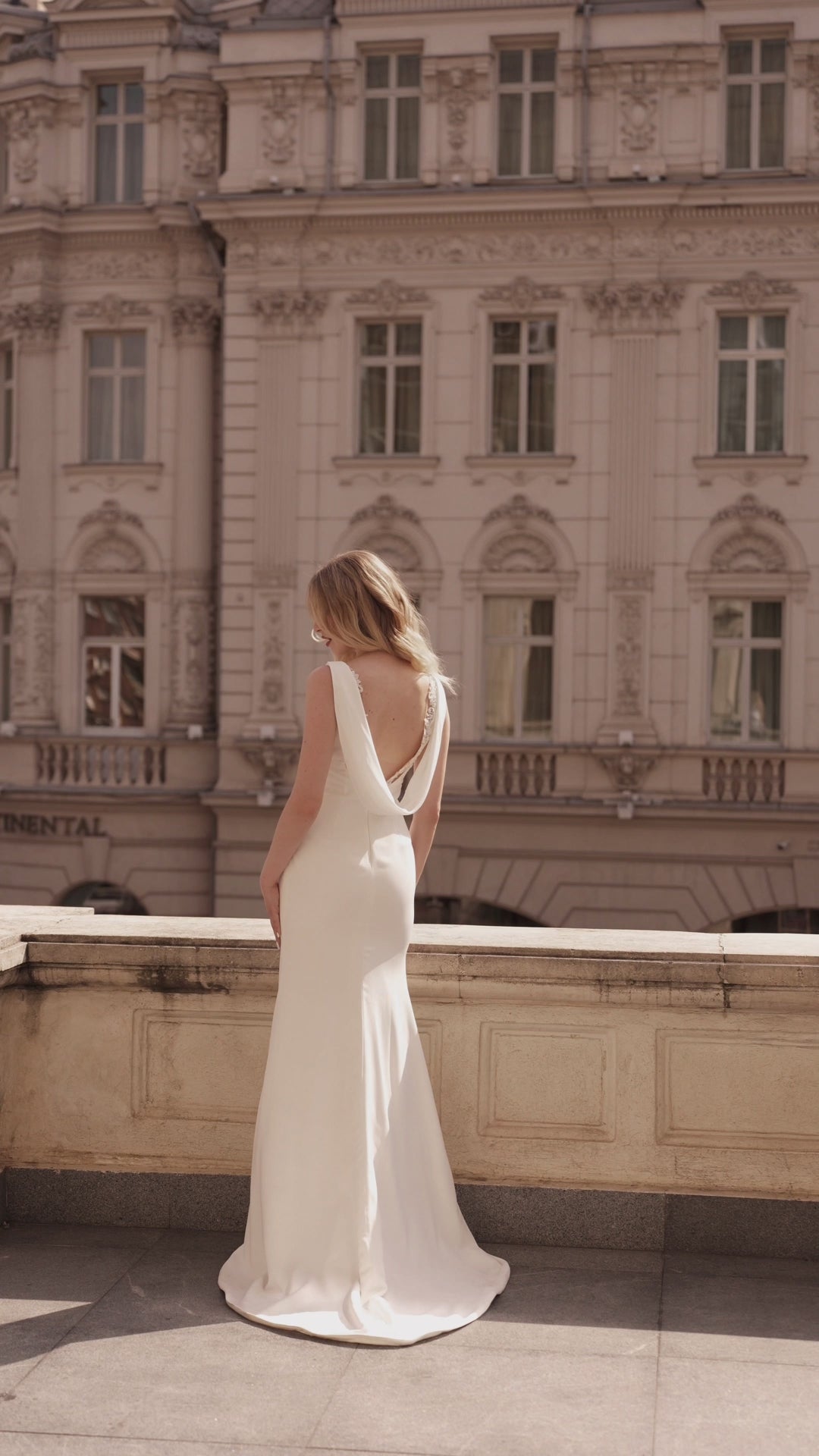 Bellini Trumpet/Mermaid Jewel Ivory Wedding dress video