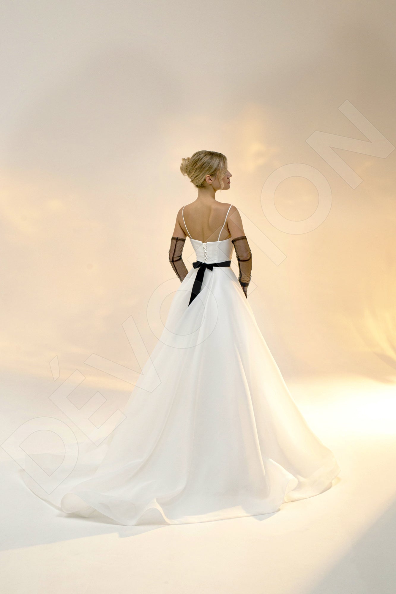 Mirena Princess/Ball Gown V-neck Light Ivory Wedding dress