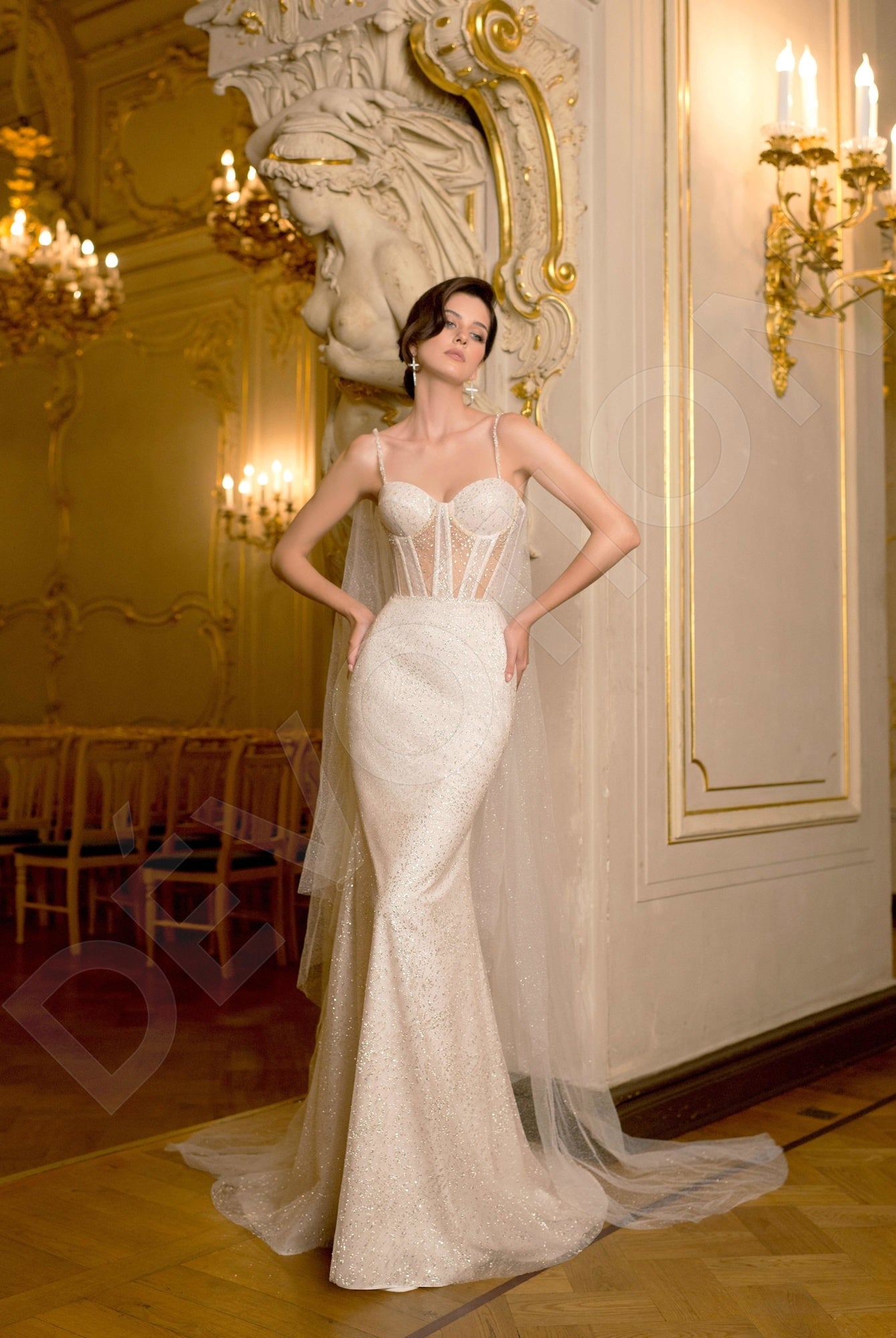 Infanta Trumpet/Mermaid Sweetheart Vanilla Wedding dress