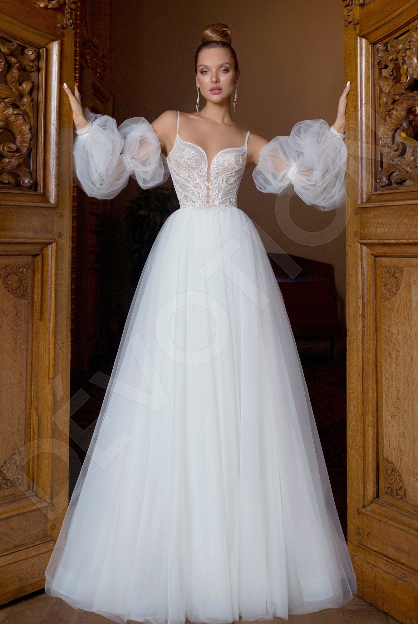 Inrey A-line Sweetheart Off White Wedding dress