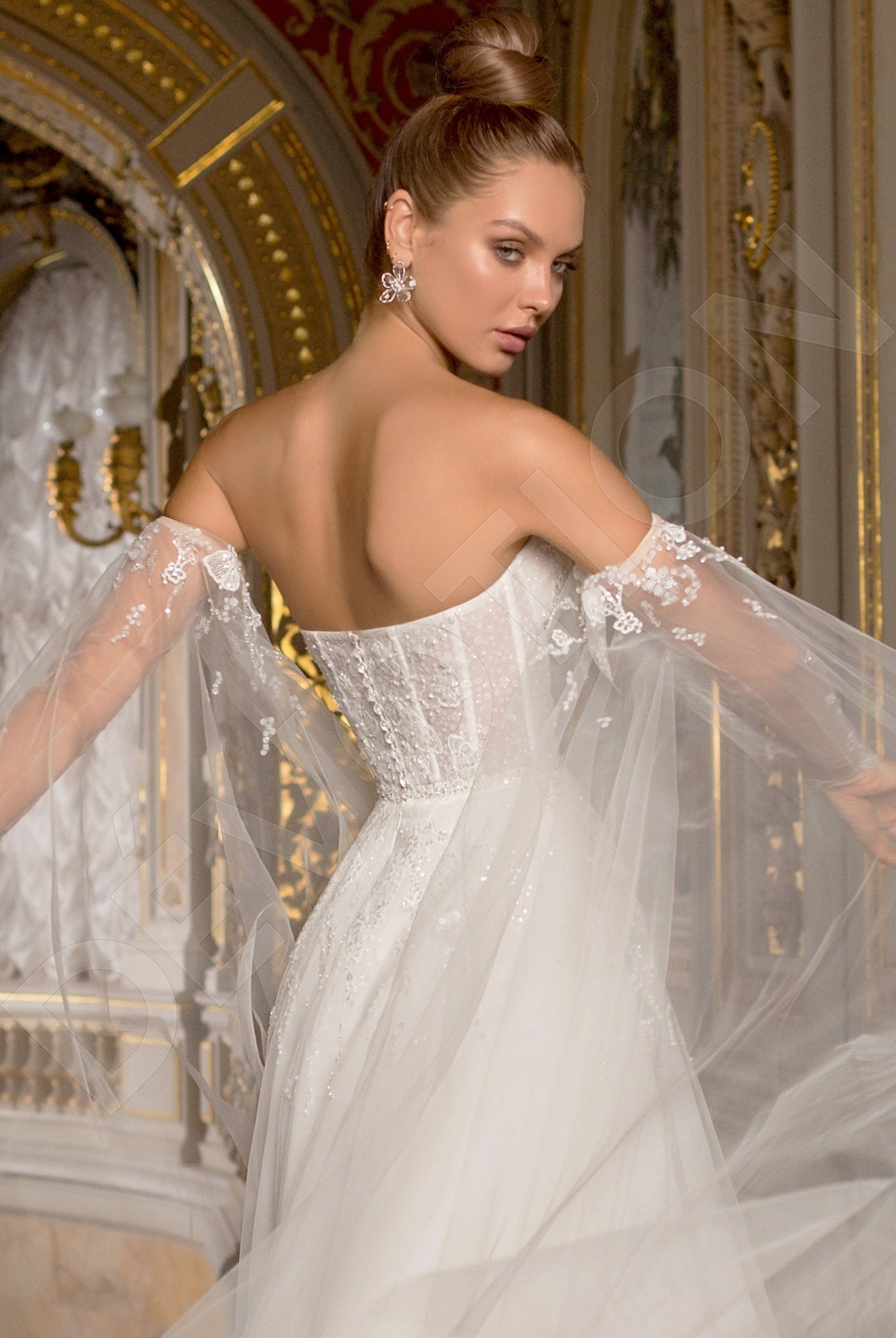 Soltis A-line Sweetheart Off White Wedding dress