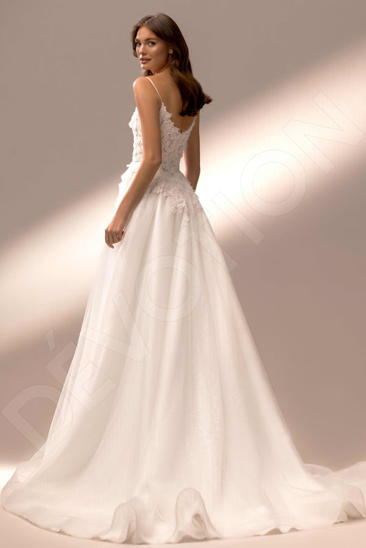 Ella A-line Sweetheart Ivory Wedding dress