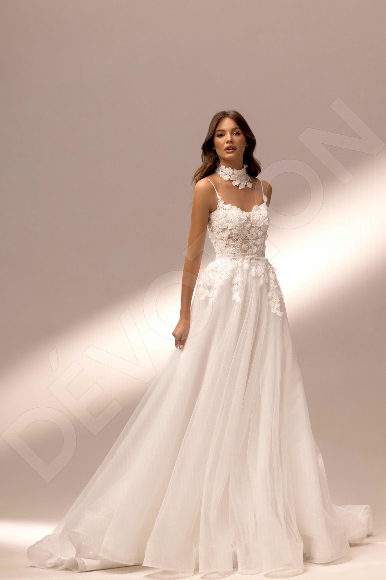 Ella A-line Sweetheart Ivory Wedding dress