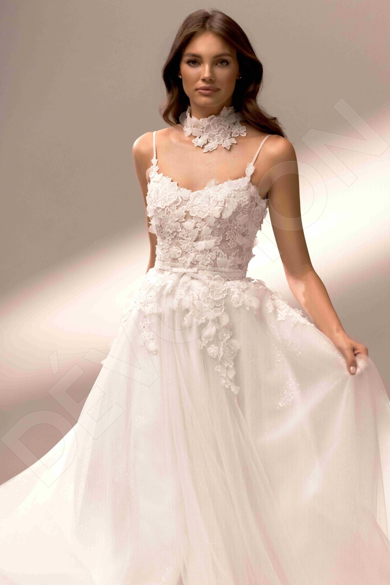 Ella A-line Sweetheart Ivory Wedding dress