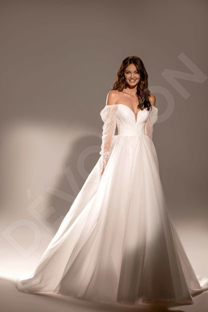 Miana Princess/Ball gown Off-shoulder/Drop shoulders Ivory Wedding dress