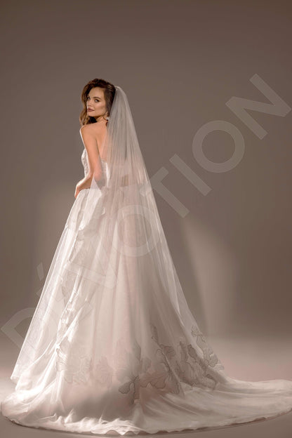 Paty A-line Sweetheart Ivory Wedding dress