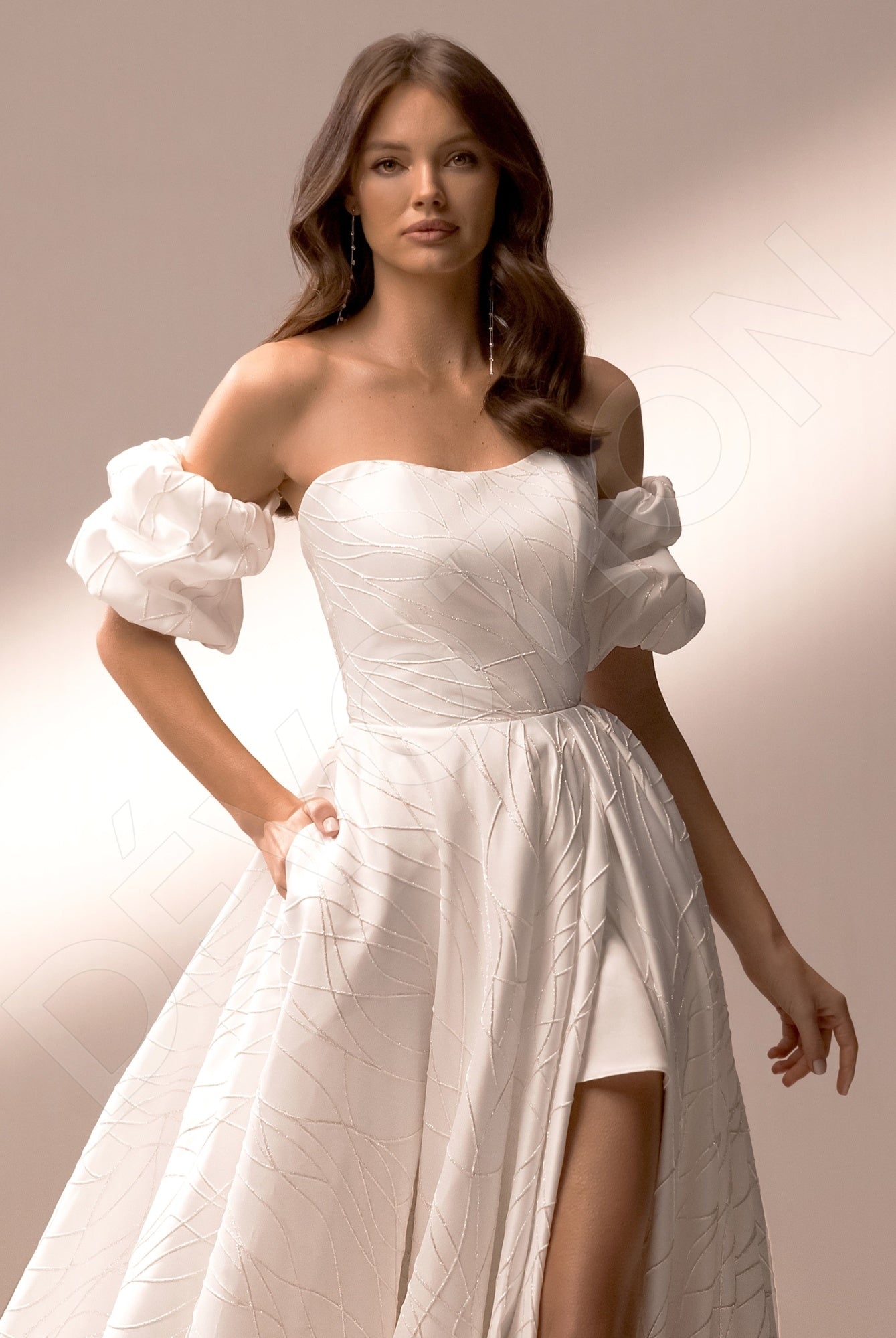 Sonela A-line Sweetheart Ivory Wedding dress