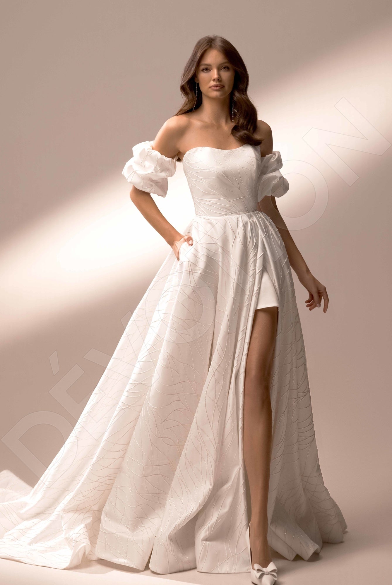 Sonela A-line Sweetheart Ivory Wedding dress