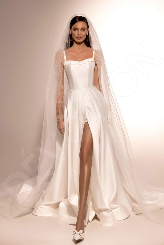 Tillie A-line Sweetheart Ivory Wedding dress