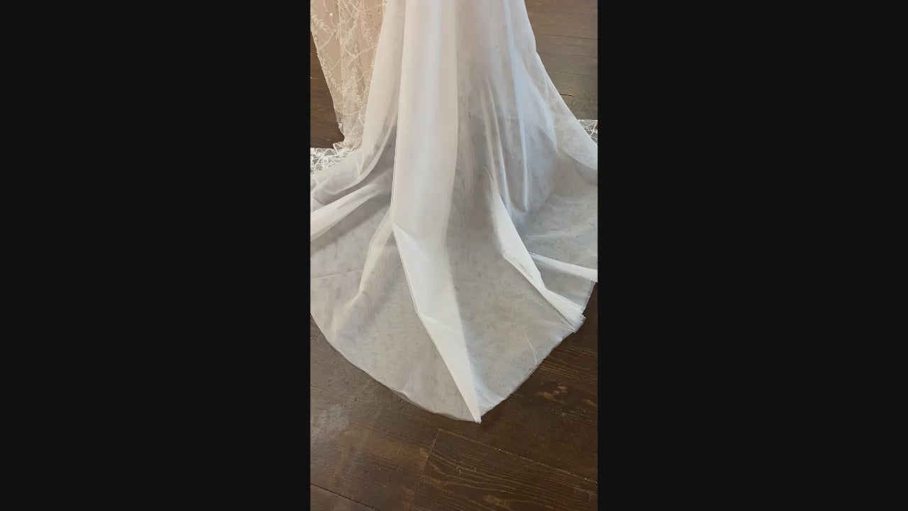 Camela A-line Sweetheart Cappuccino Wedding dress video