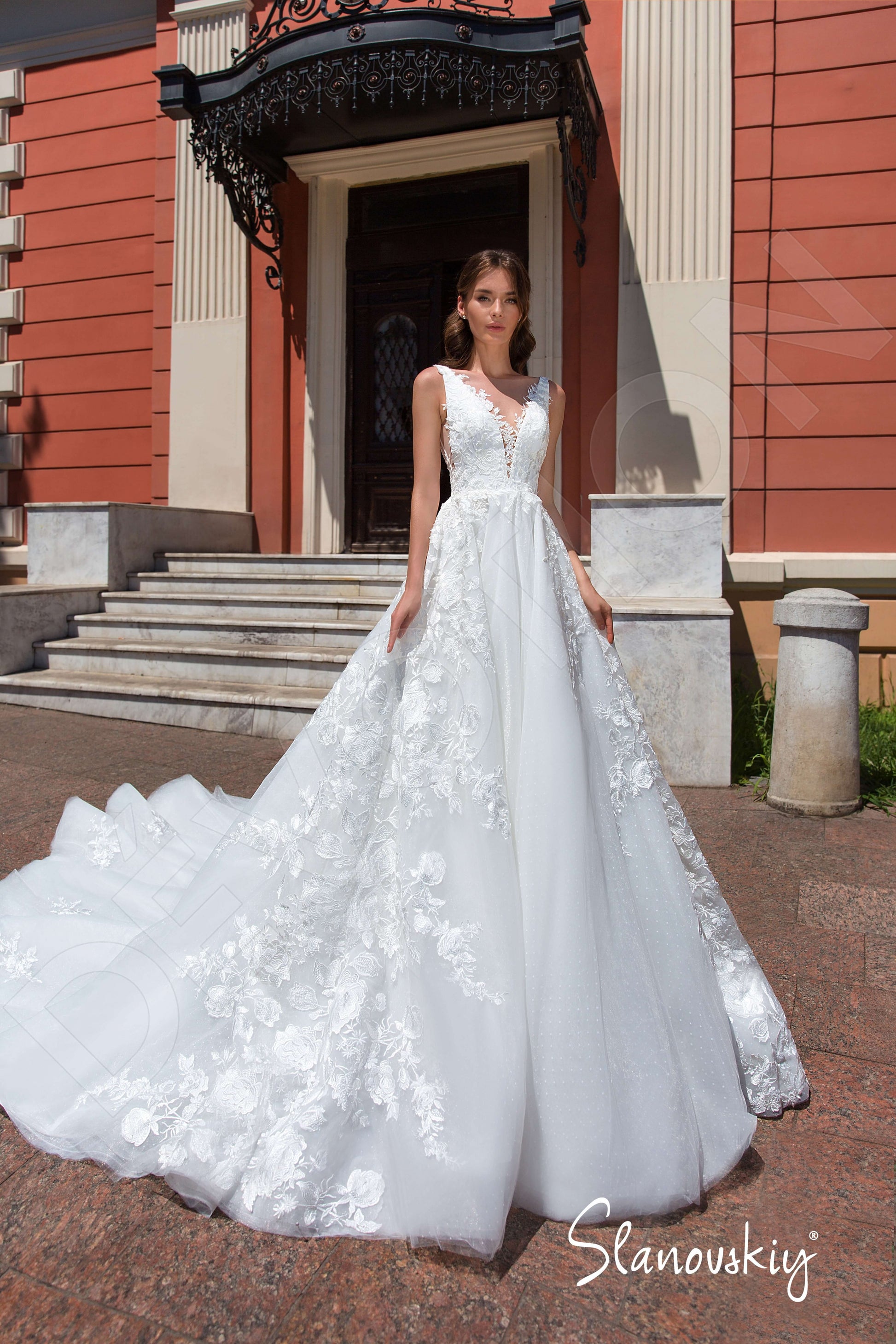 Sonate Princess/Ball Gown Illusion Ivory Milk Wedding dress