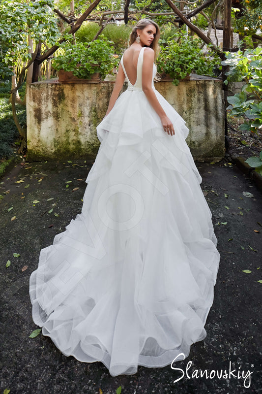 Asta Princess/Ball Gown V-neck Ivory Wedding dress