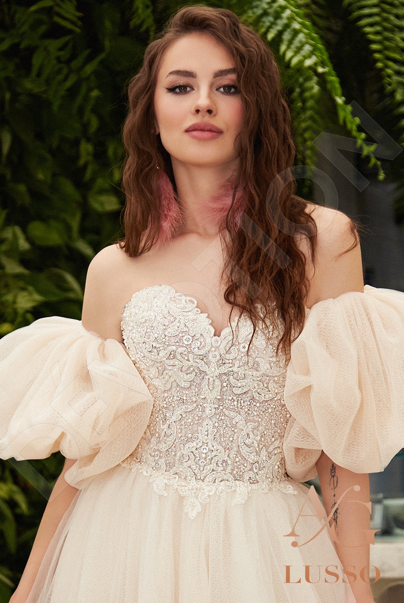 Lalla Off Shoulder A Line Wedding Dress