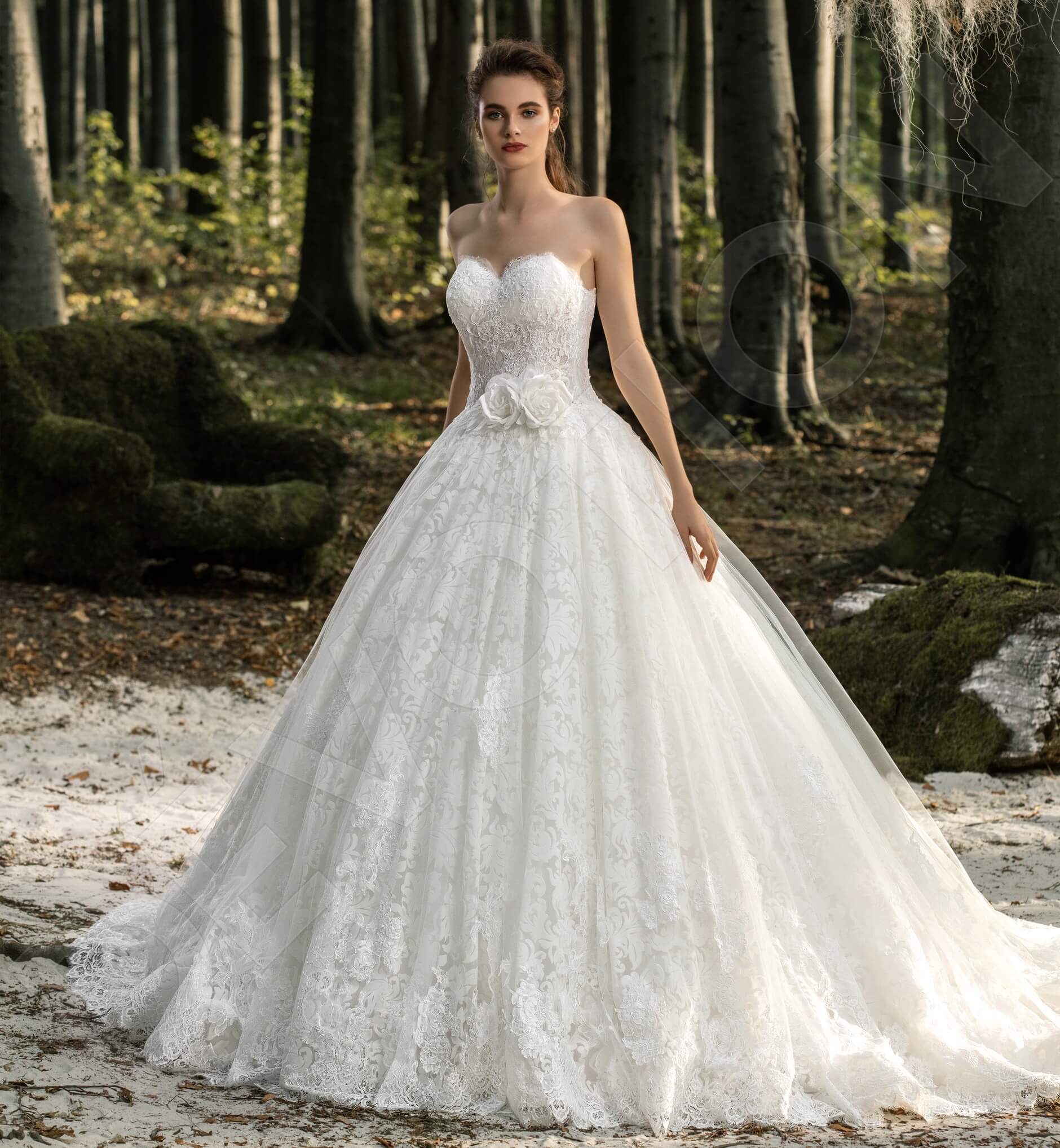 Noely Princess/Ball Gown Sweetheart White Wedding dress