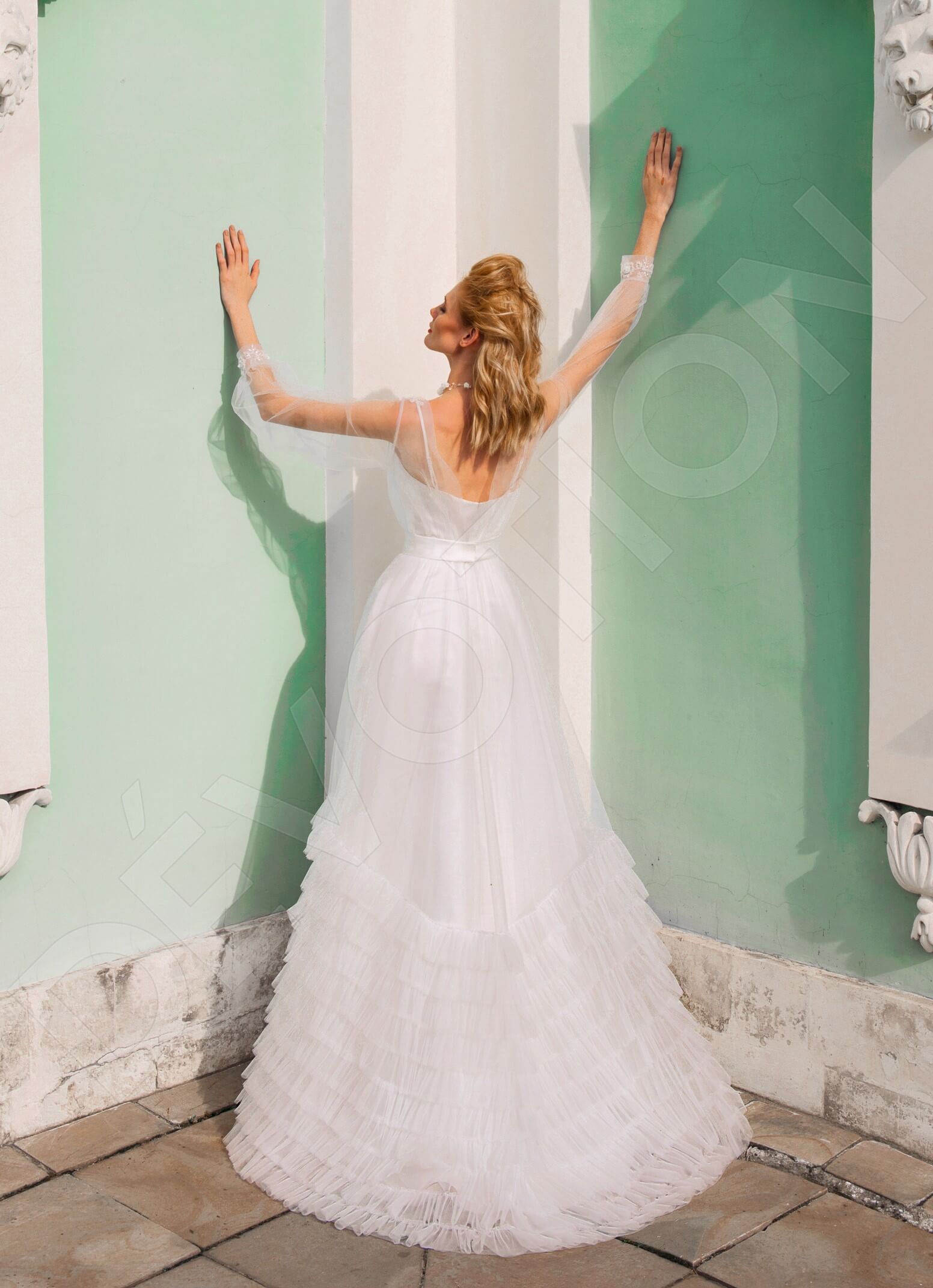 Ricoletta A-line V-neck Lightivory Wedding dress