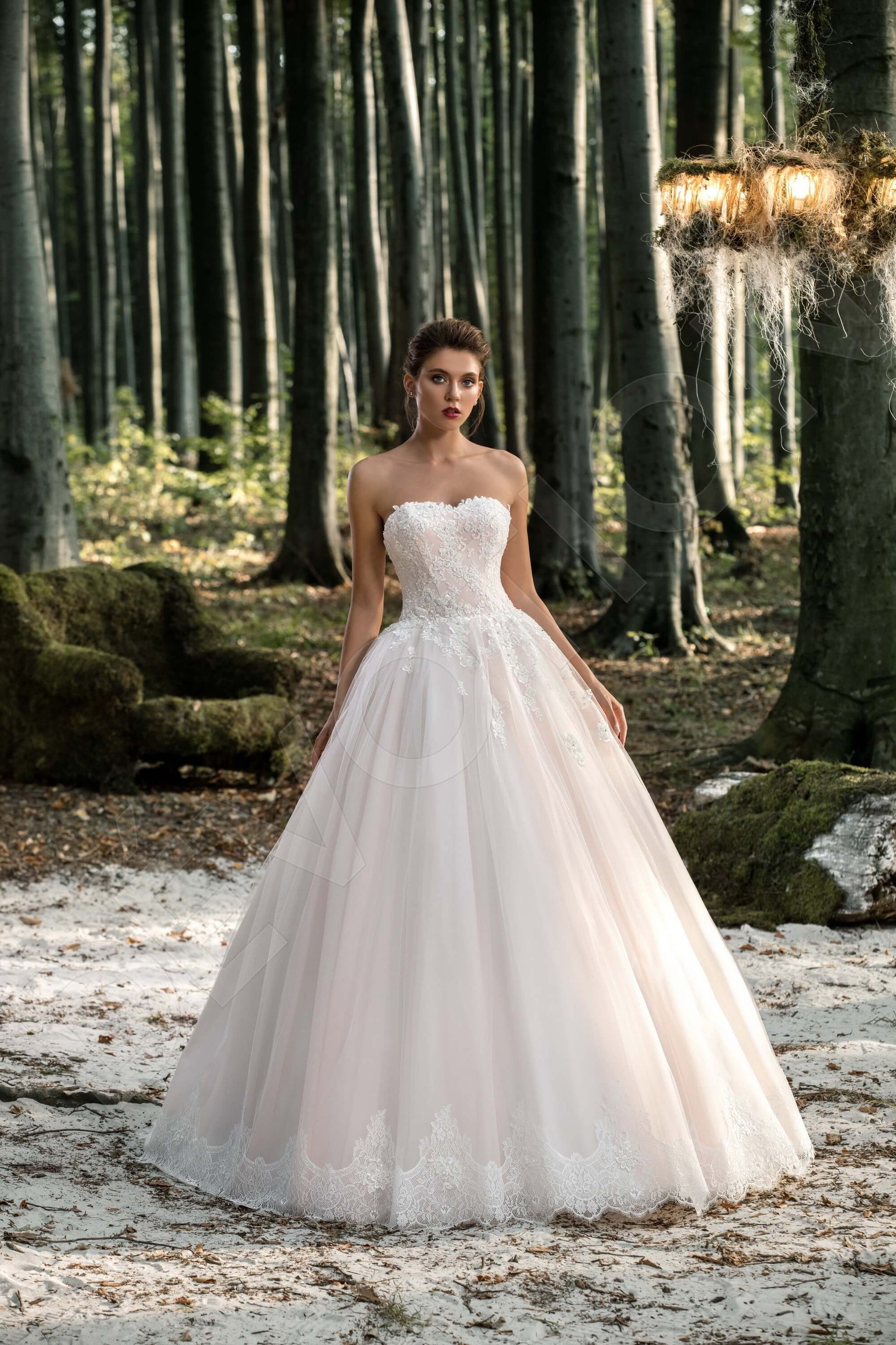 Marlin Princess/Ball Gown Sweetheart White Powder Wedding dress