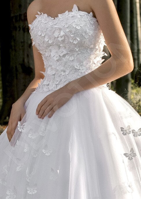 Reeve Princess/Ball Gown Sweetheart White Wedding dress