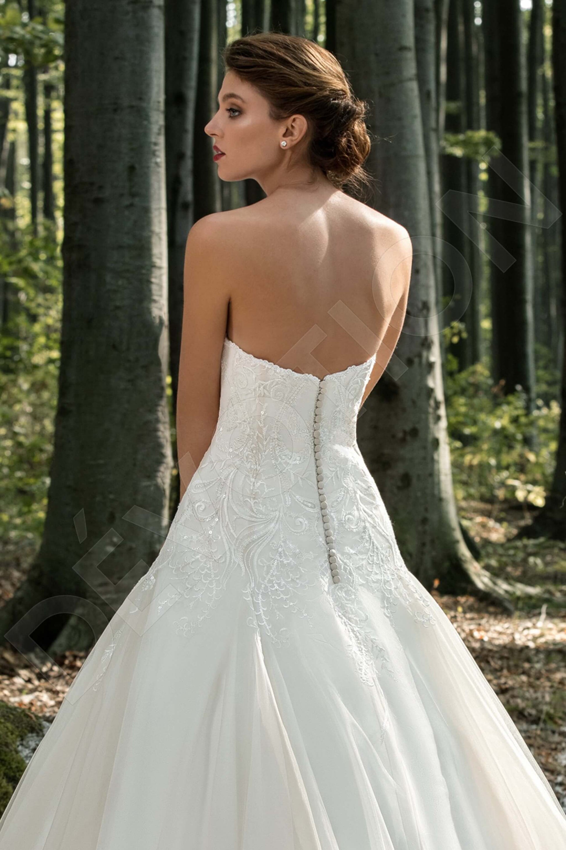 Jessamine A-line Sweetheart Milk Wedding dress