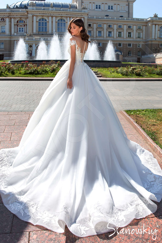 Manuela Princess/Ball Gown Illusion Ivory Milk Wedding dress