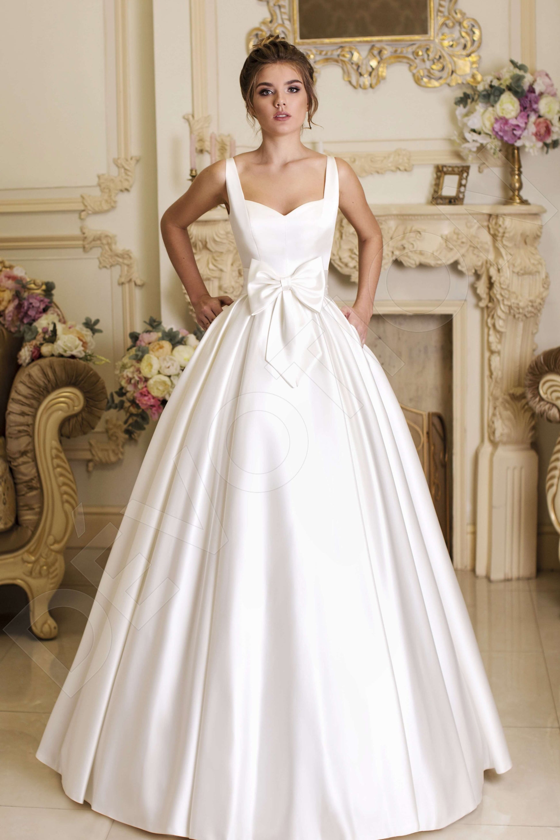 Trixie Princess/Ball Gown Sweetheart Ivory Wedding dress