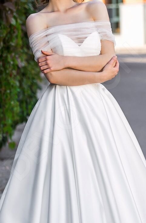 Yatokya A-line Sweetheart Milk Wedding dress