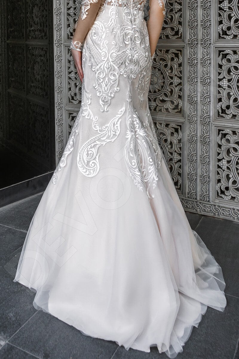 Sitala Trumpet/Mermaid Sweetheart Nude Wedding dress