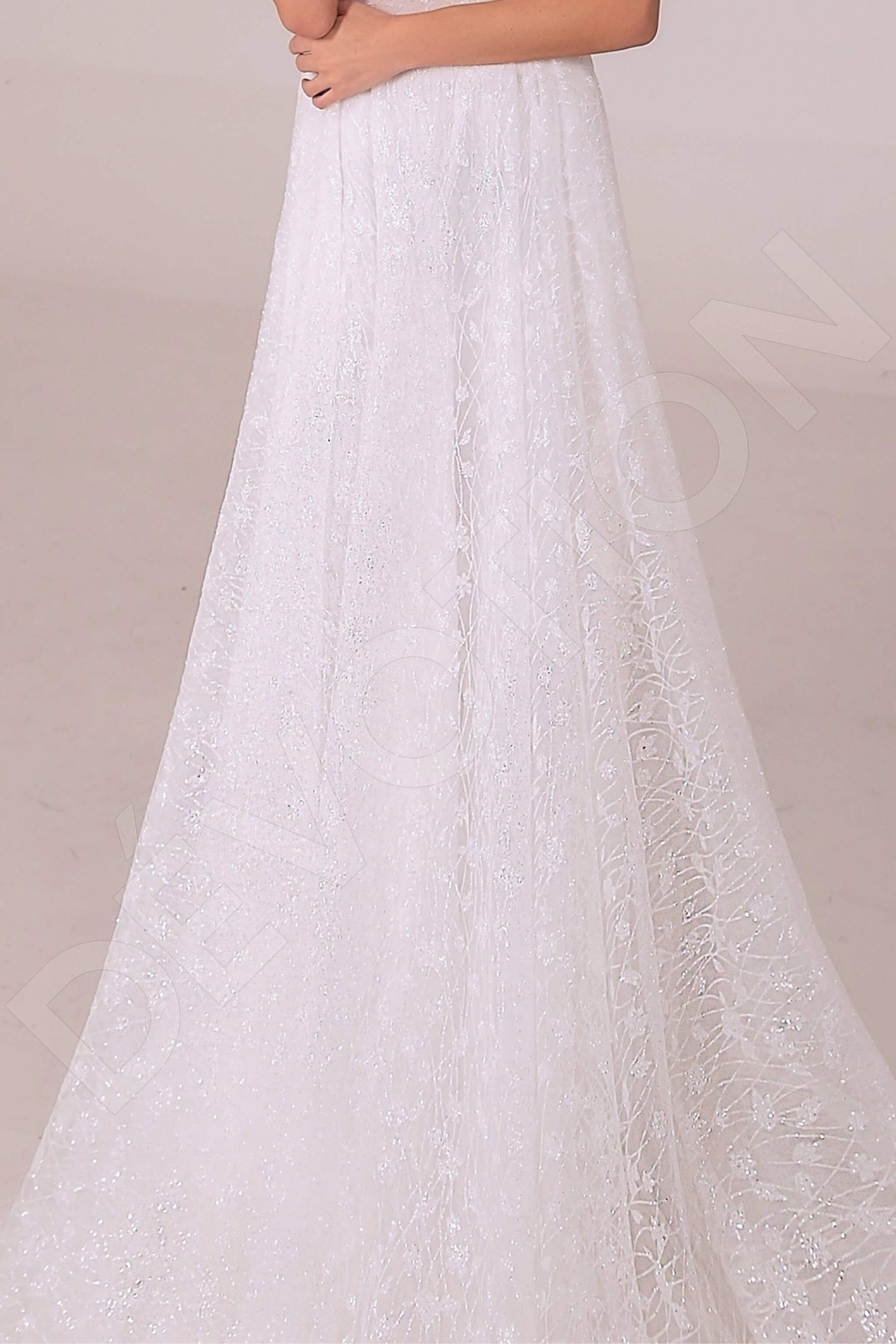 Rosalina A-line V-neck Ivory Wedding dress