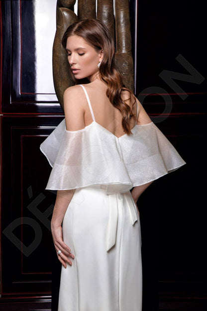 Ada Full back Sheath/Column Straps Wedding Dress Back