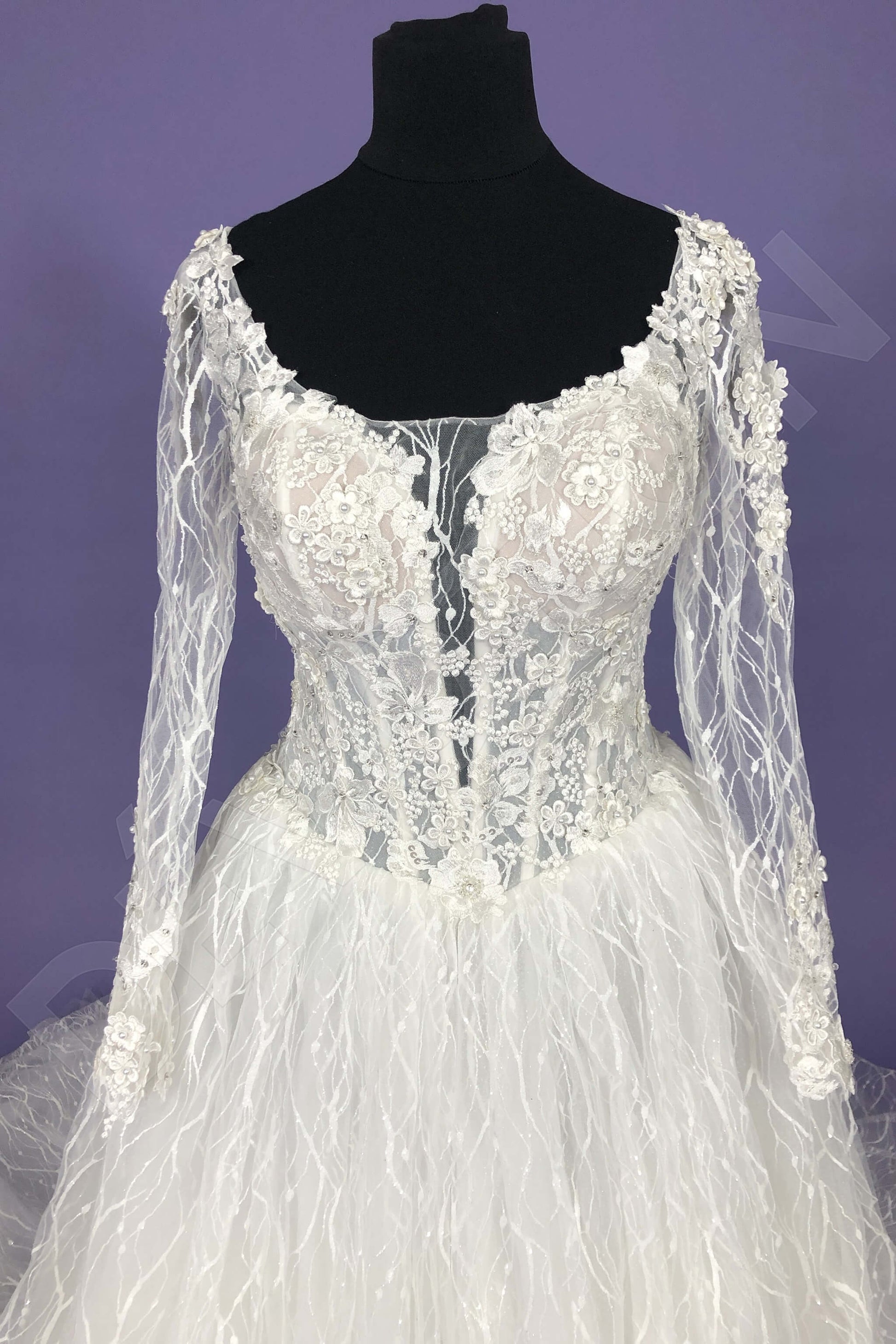 Nadina Princess/Ball Gown Scoop Milk Wedding dress