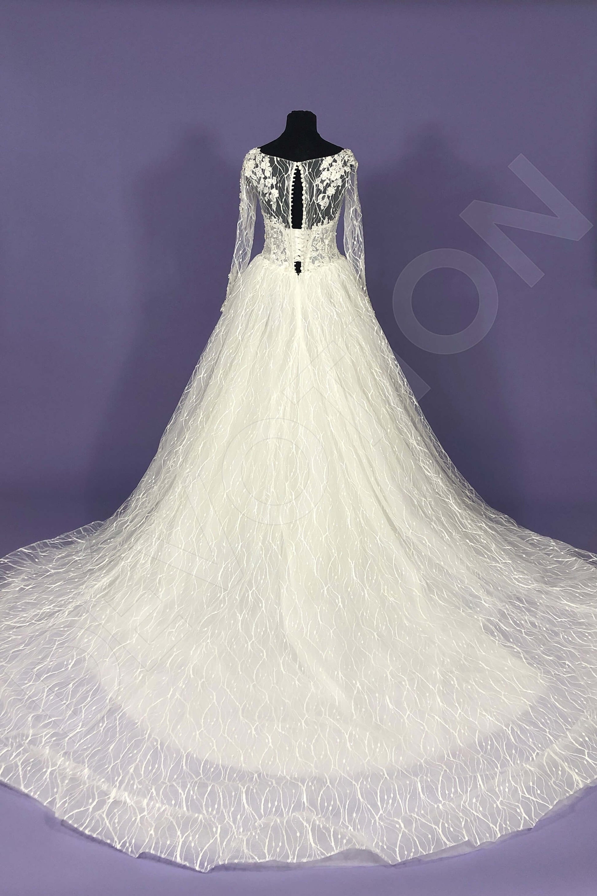 Nadina Princess/Ball Gown Scoop Milk Wedding dress