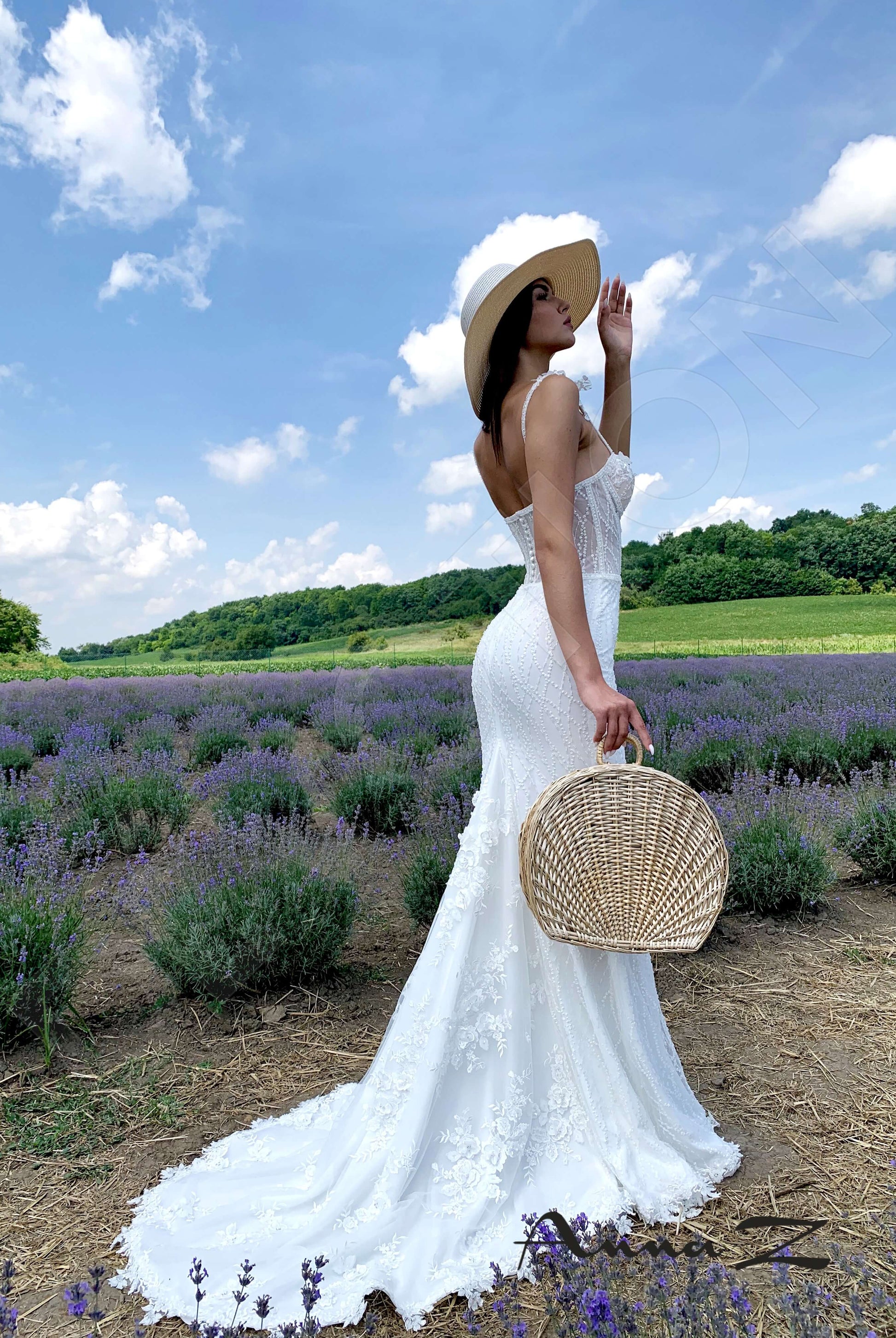 Valerie Trumpet/Mermaid Sweetheart Ivory Wedding dress