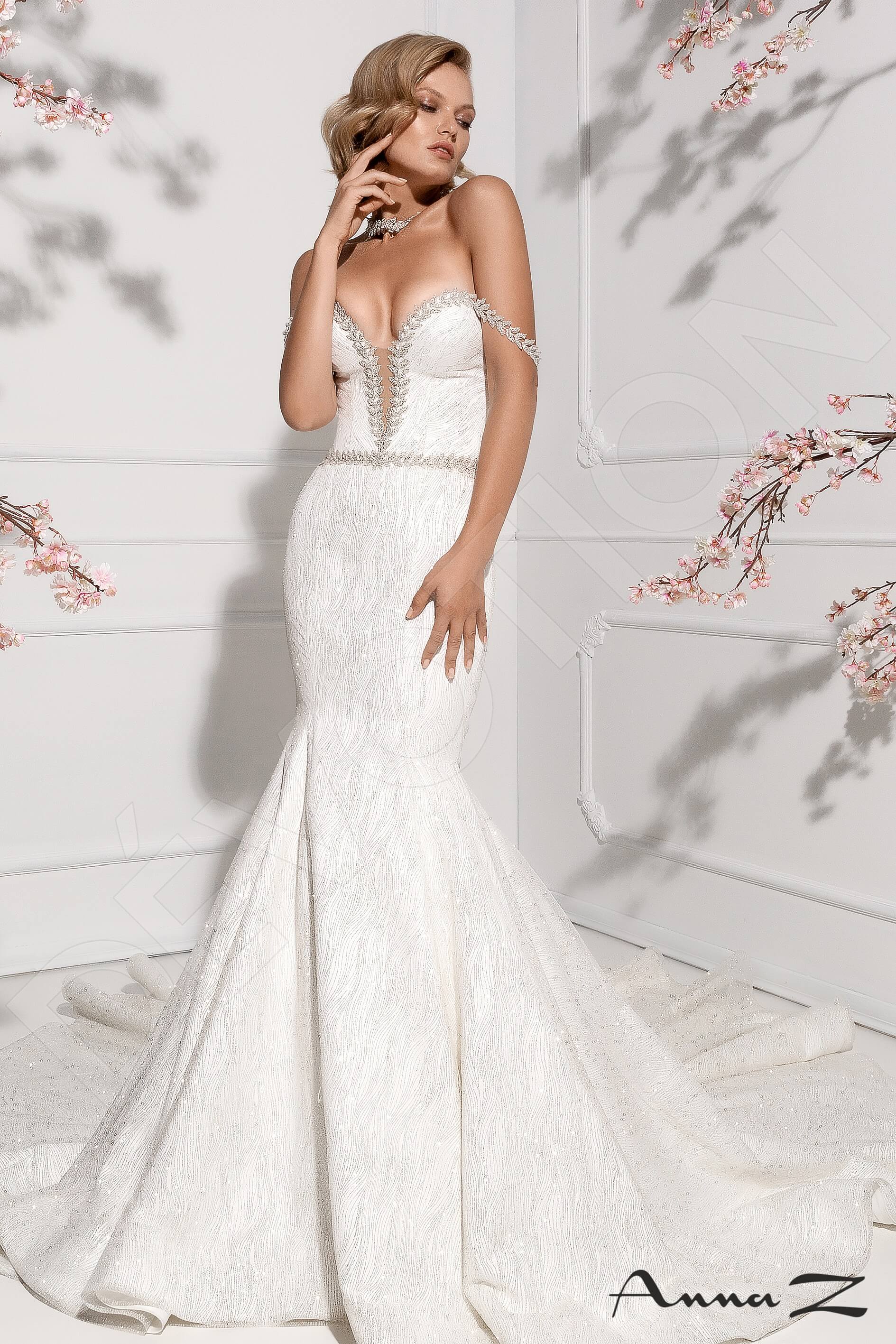 Amirina Trumpet/Mermaid Sweetheart Ivory Wedding Dress