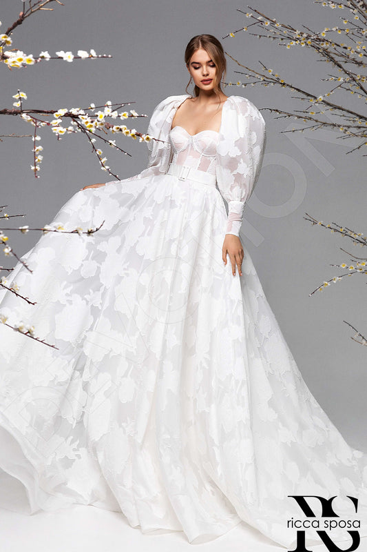 Dalia A-line Sweetheart Ivory Wedding dress