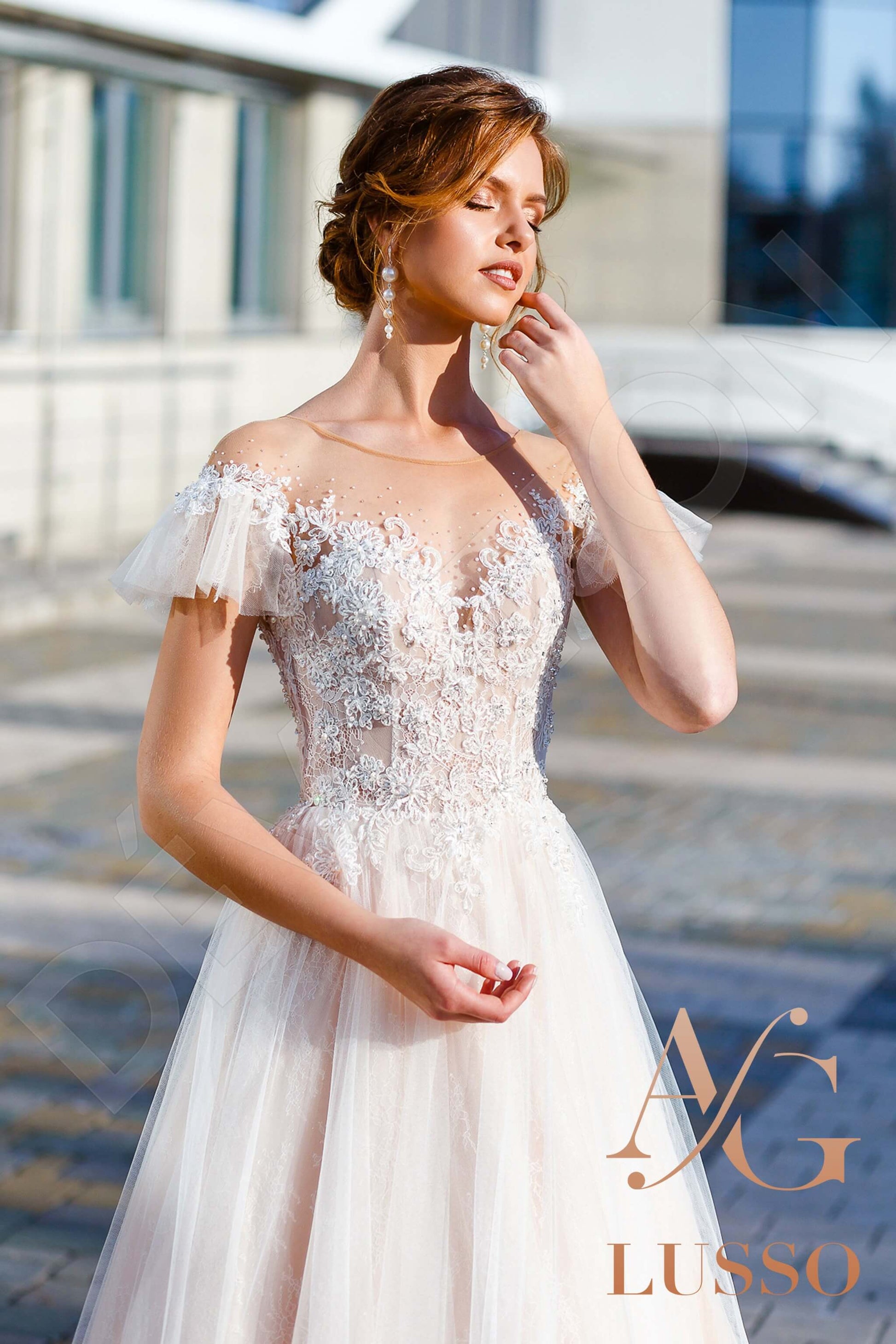 Josia A-line Illusion LightMilk Wedding dress