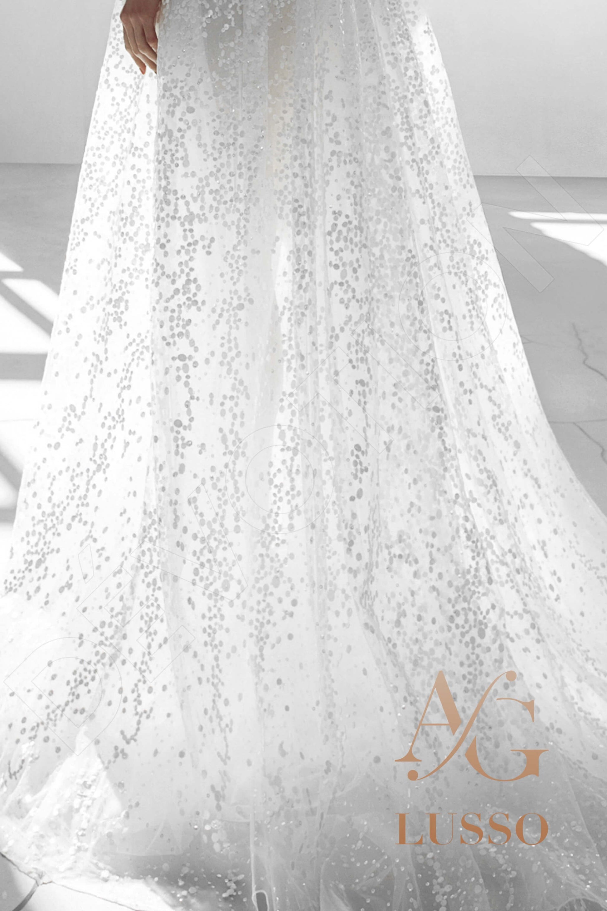 Sicily A-line Scoop Mediumivory Wedding dress