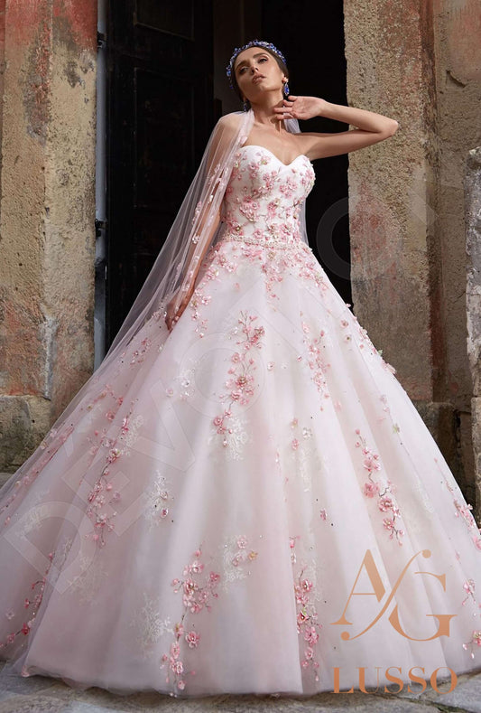 Sakura Princess/Ball Gown Sweetheart Lightpink Wedding dress