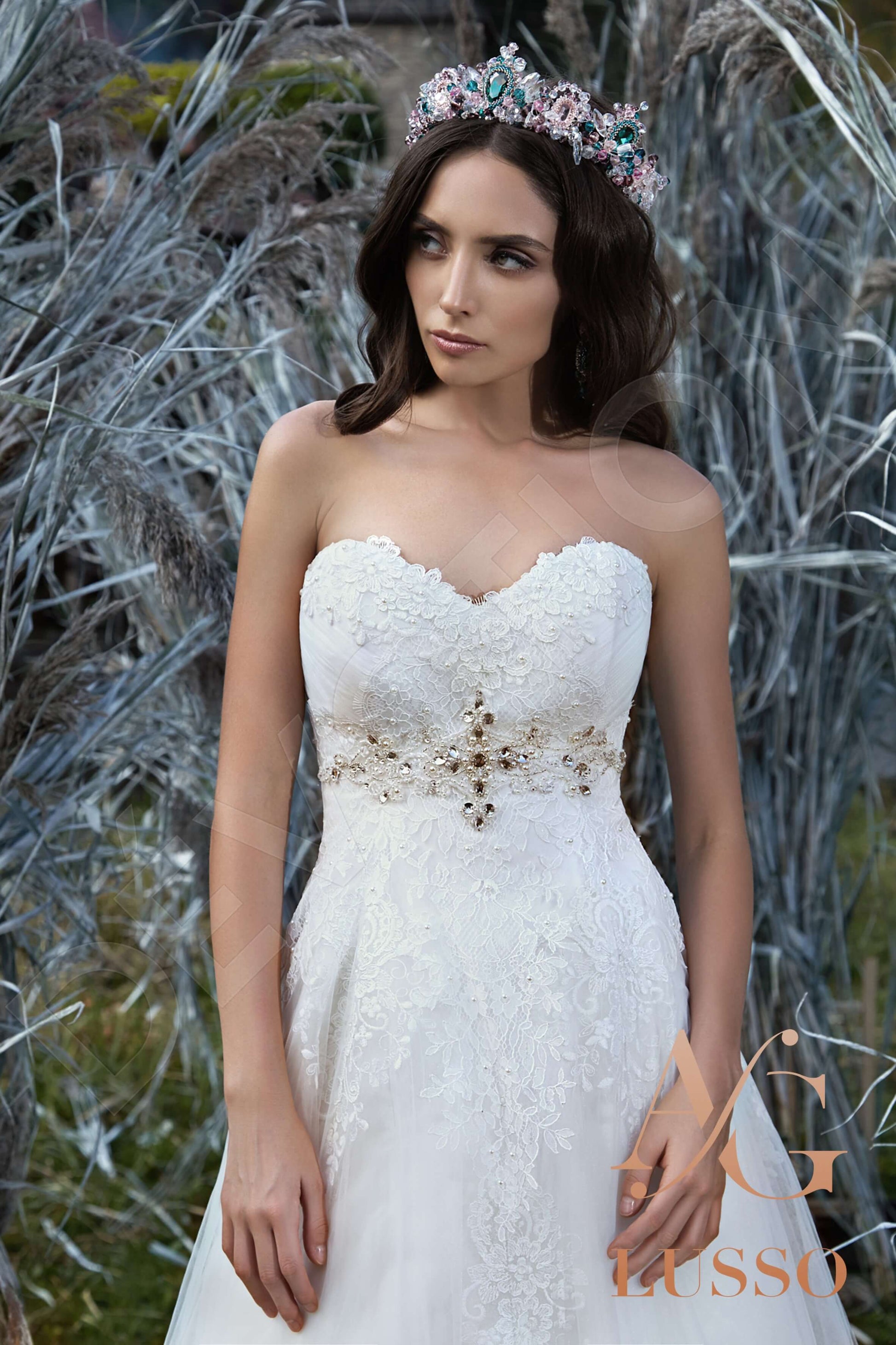 Judith A-line Sweetheart White Wedding dress