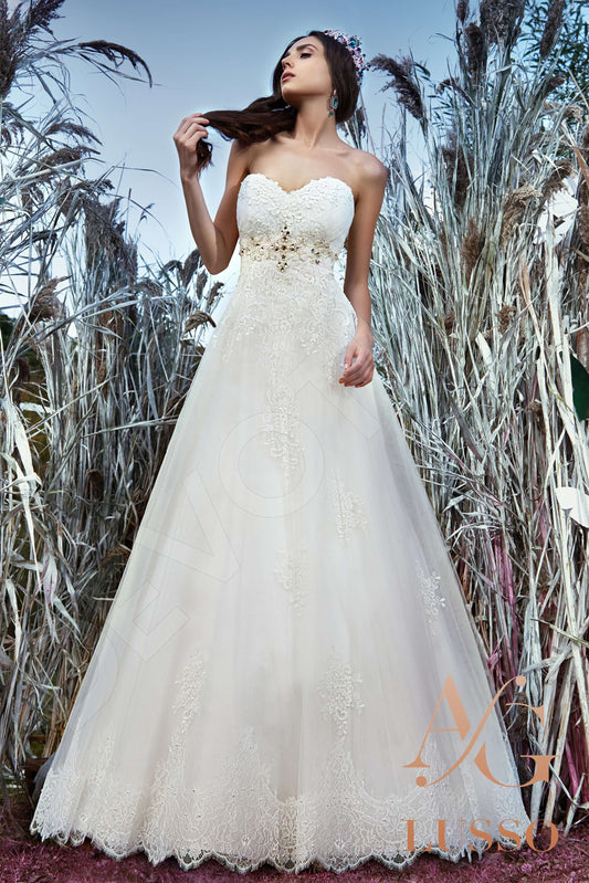 Judith A-line Sweetheart White Wedding dress