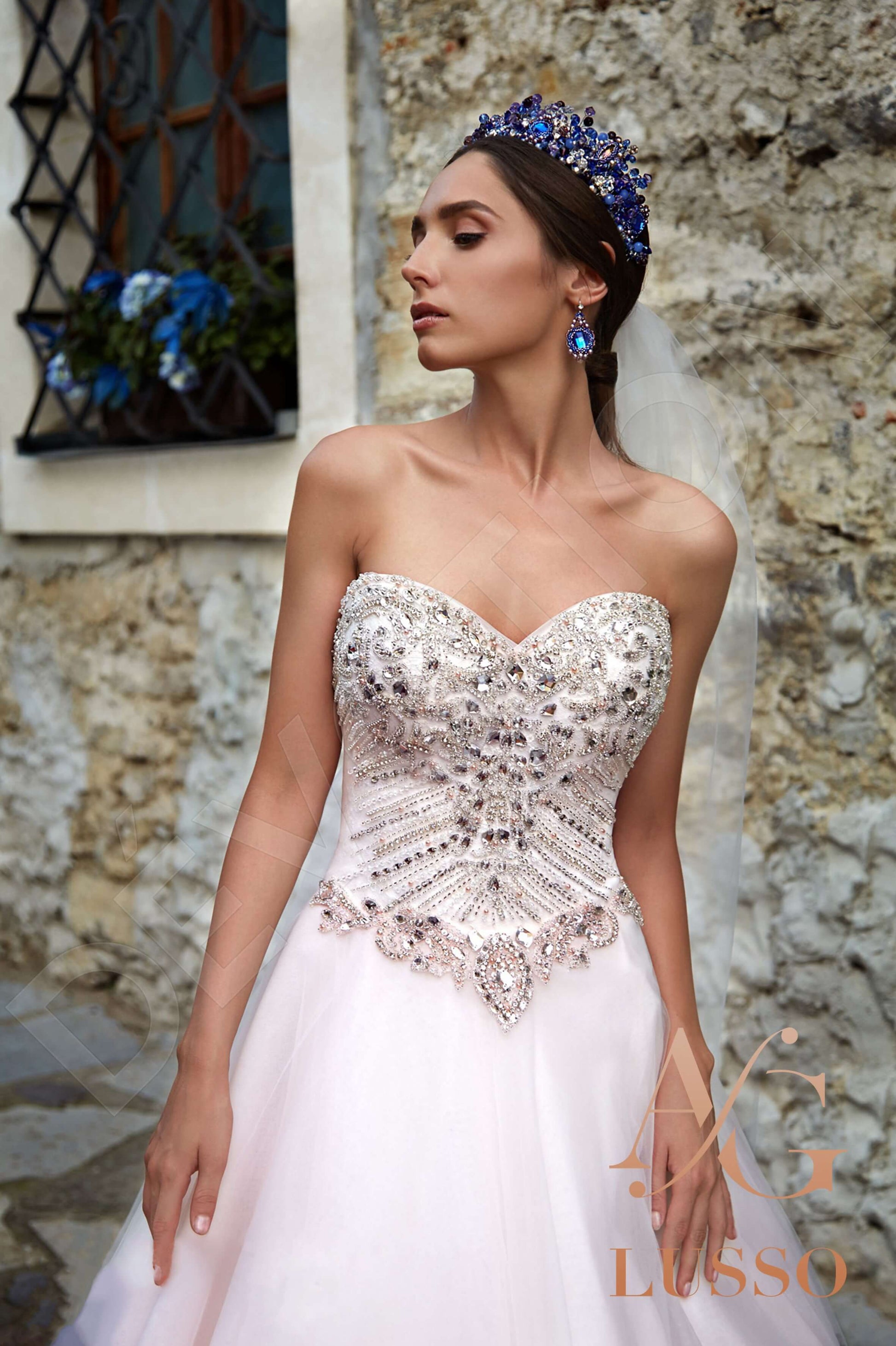 Rigarda A-line Sweetheart White Wedding dress