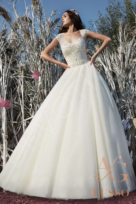 Megallie Princess/Ball Gown Sweetheart White Wedding dress