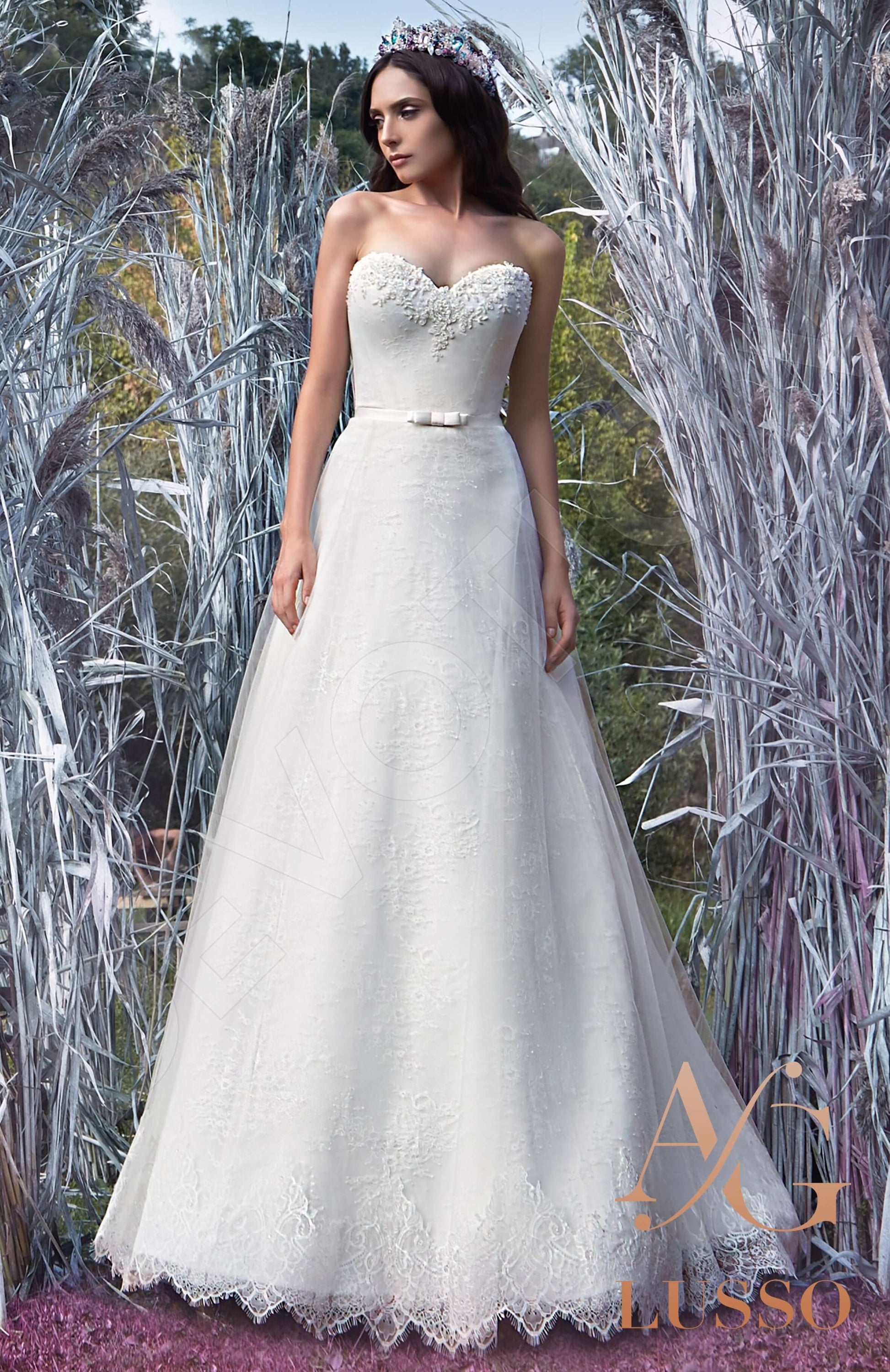 Guinevere A-line Sweetheart White Wedding dress