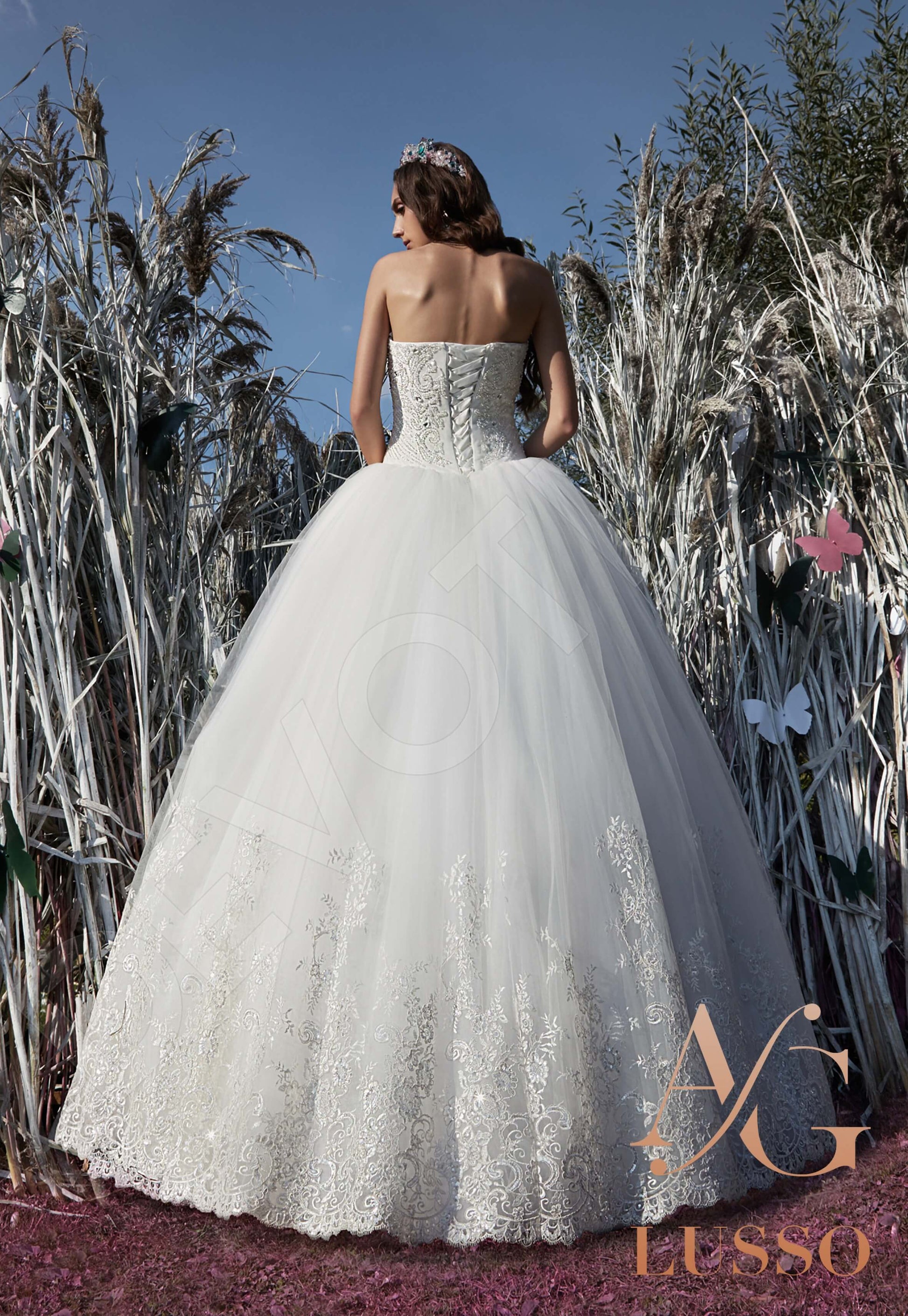 Lilly Princess/Ball Gown Sweetheart White Wedding dress