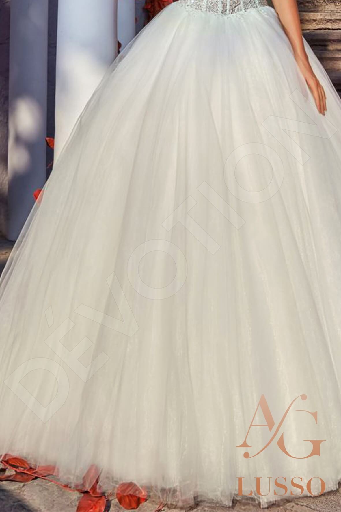 Maudina Princess/Ball Gown Sweetheart Milk Wedding dress